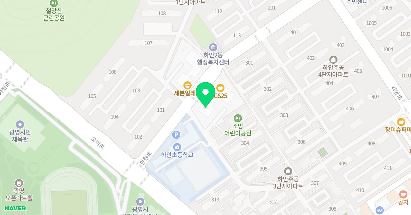 비룡경희대석사 태권도장 위치