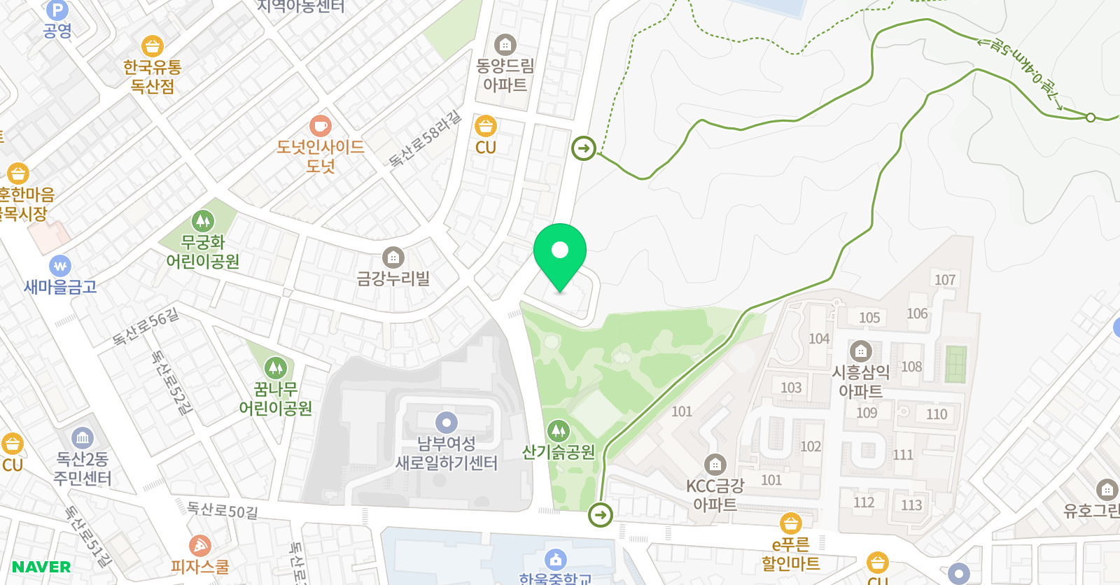 성무 태권도장 위치