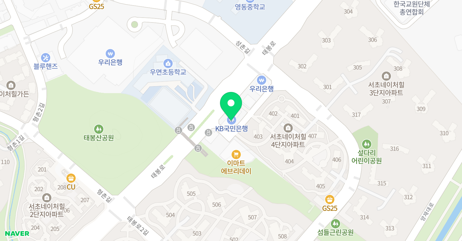 두형호 영어학원 위치