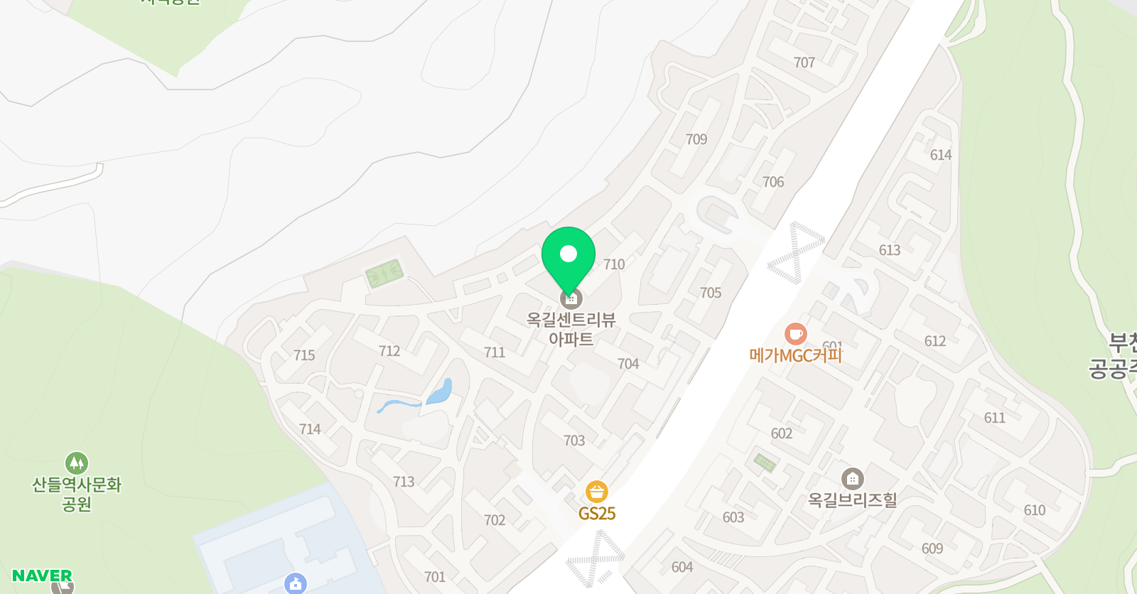 산들 피아노 위치
