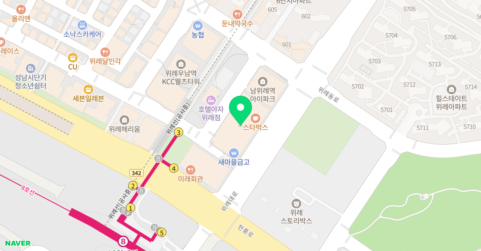 미셸리 학원 위치
