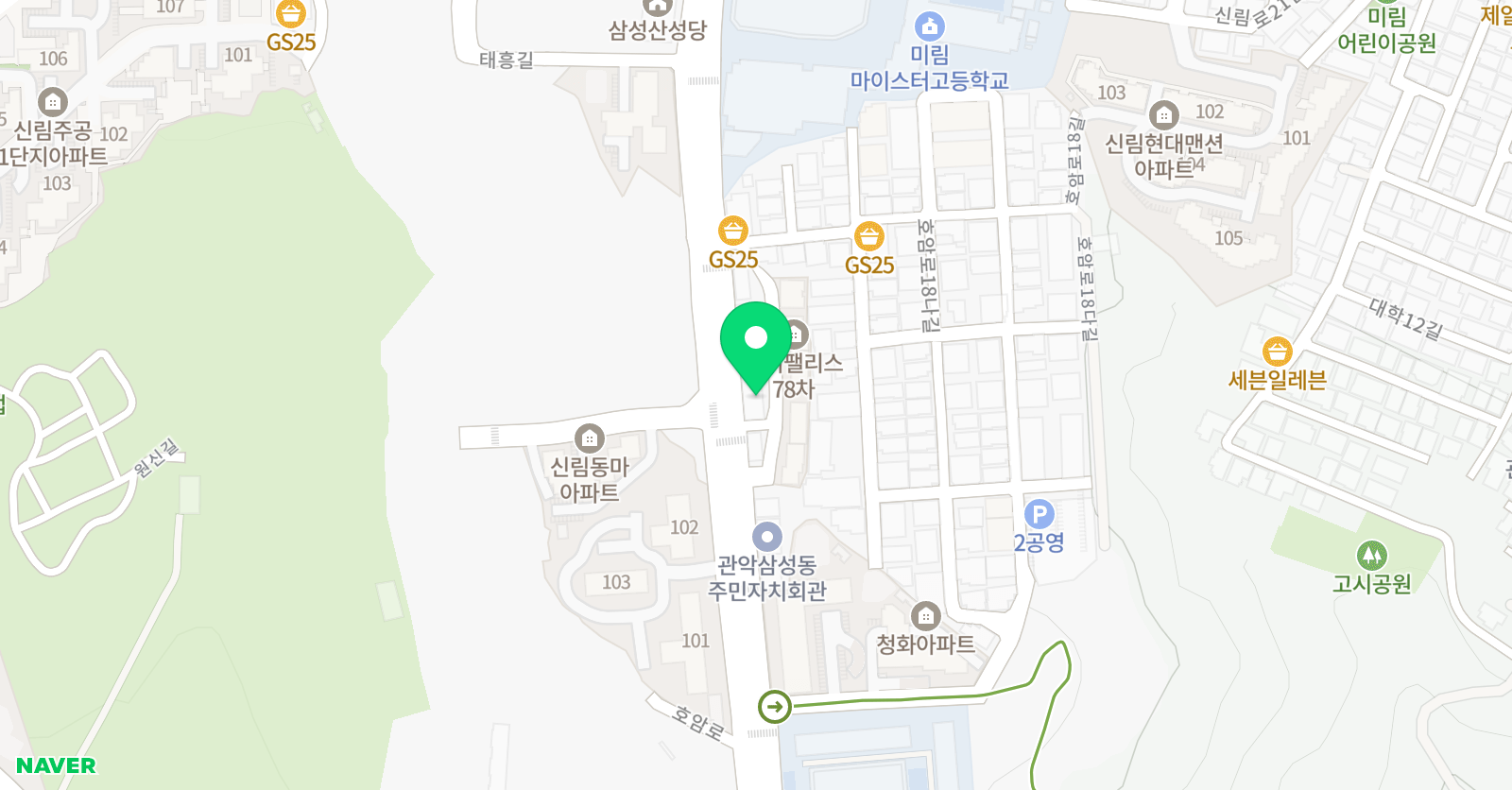 희 음악학원 위치