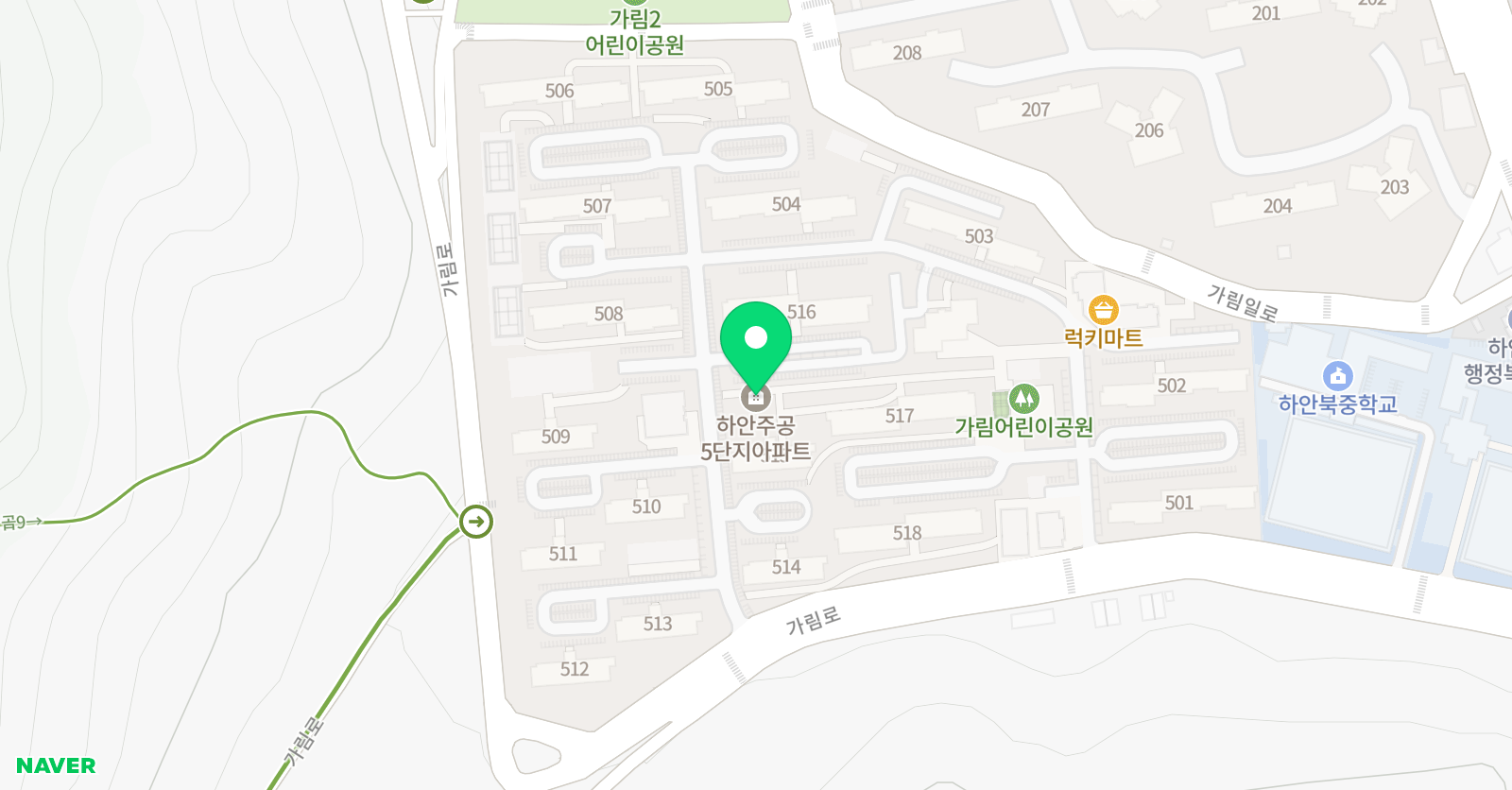 갤럭시 수학 광명관 위치