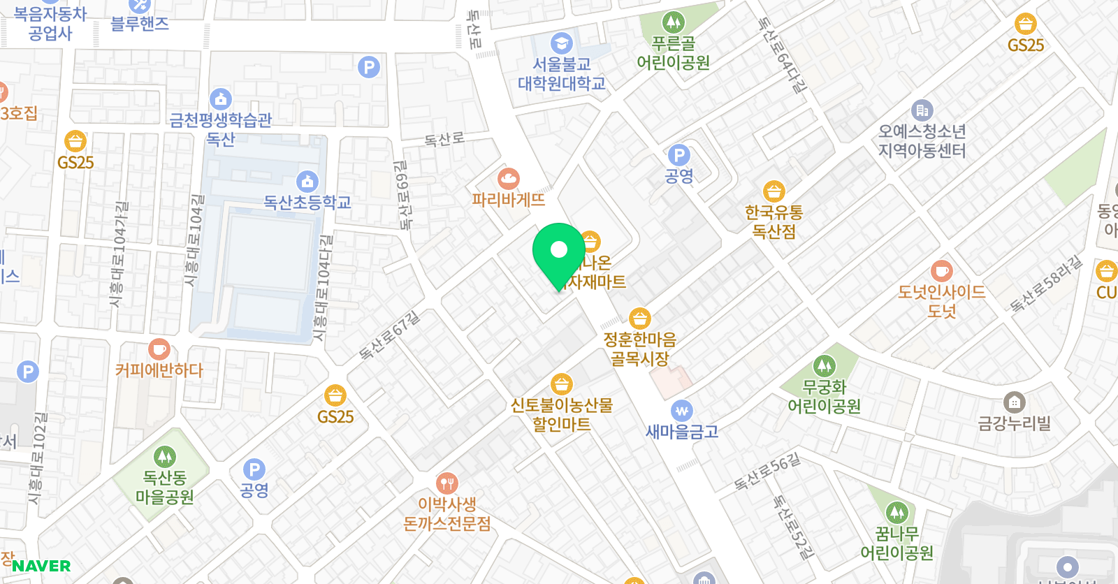우리 피아노학원 위치