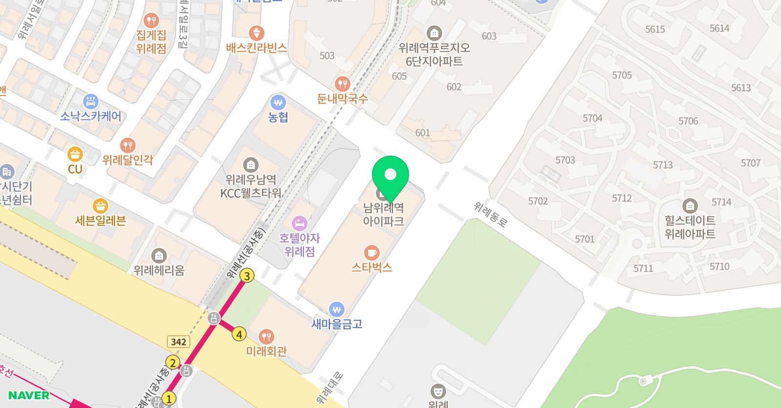 위례한빛 하연과학 위치