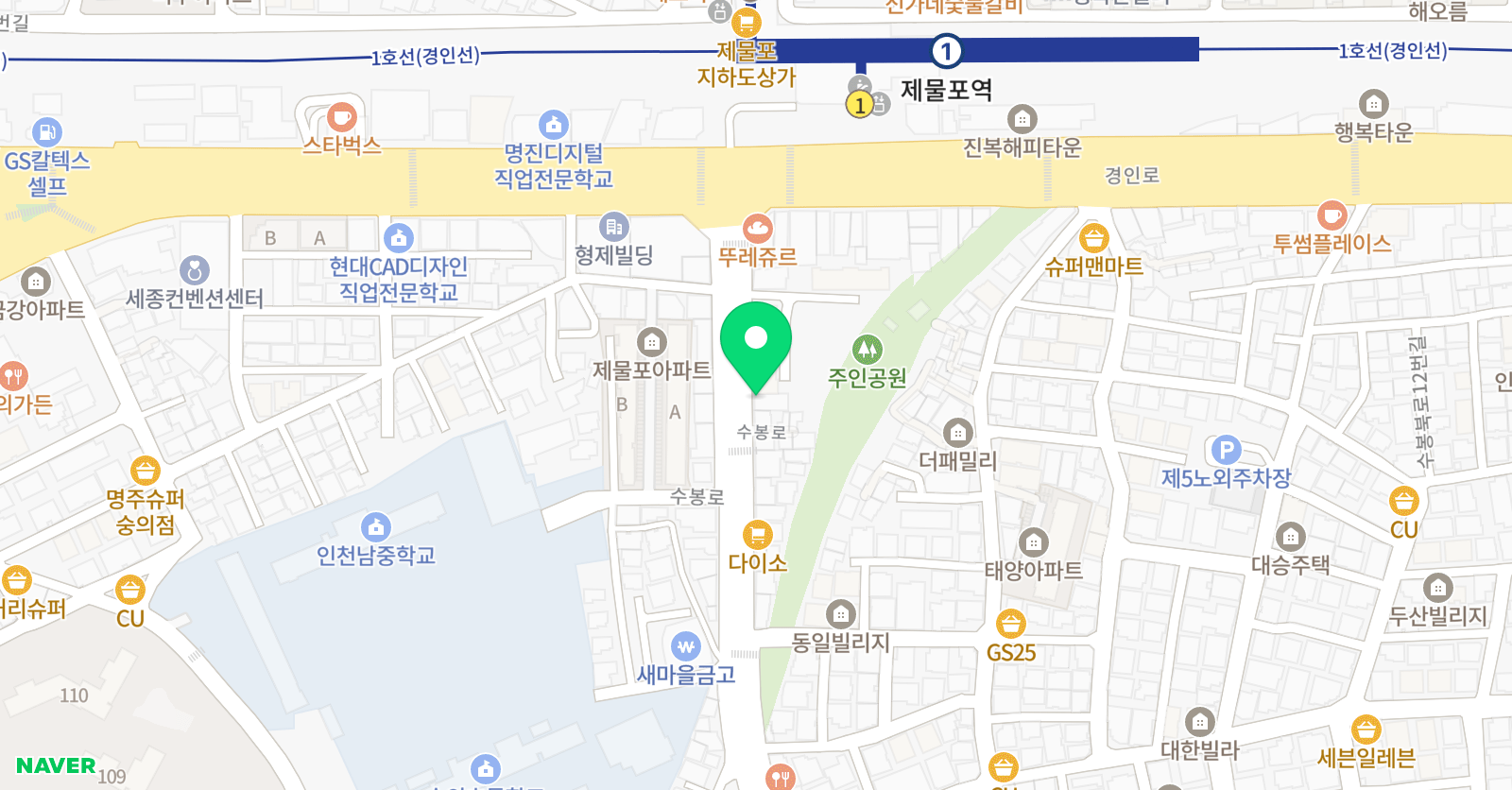 해피에듀 학원 위치