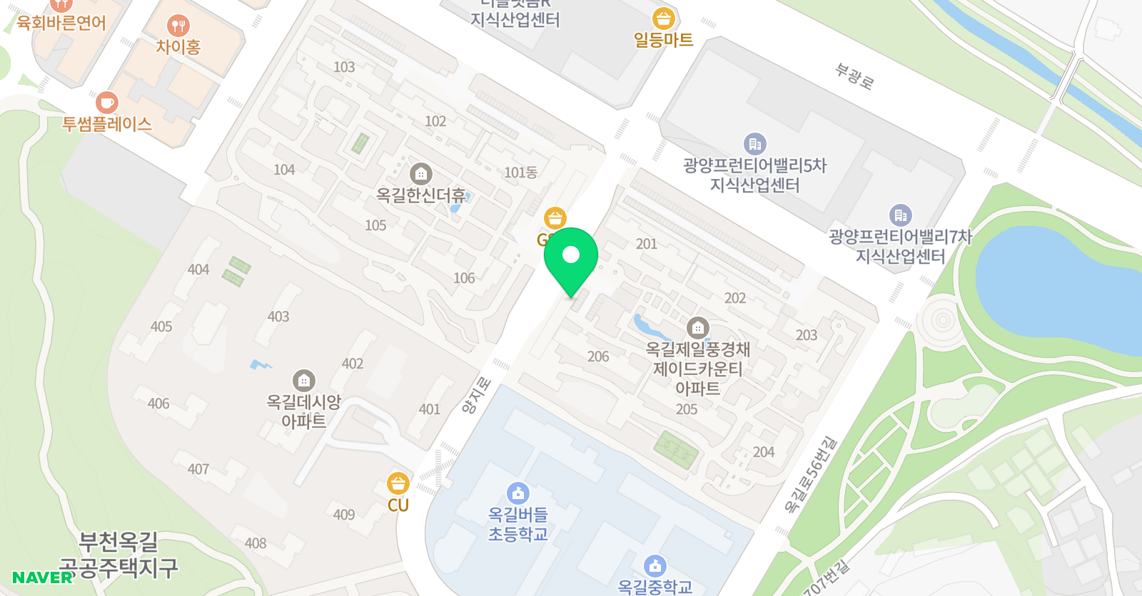 삼성 영어 버들 영어교습소 위치