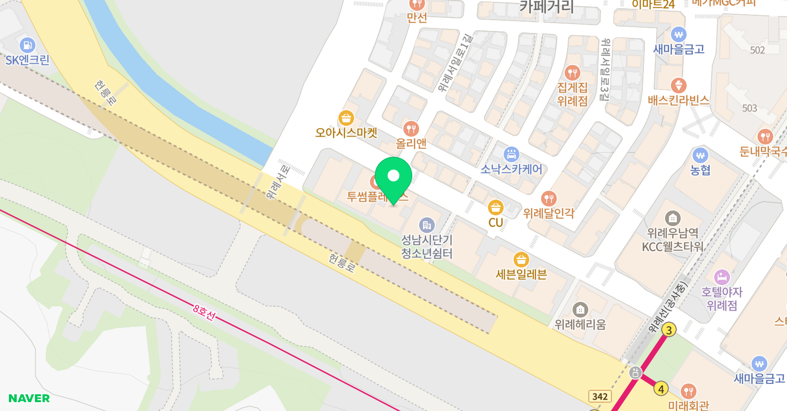 케이댄스스튜디오 위례점 위치