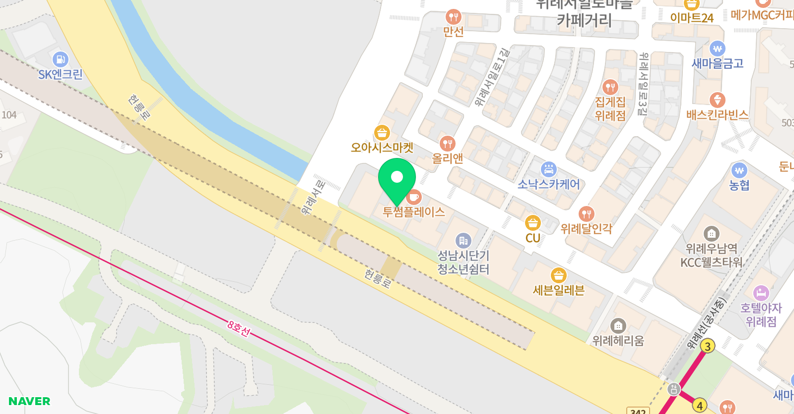 알티오라 위례점 위치
