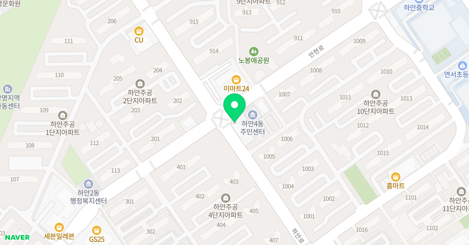 신이나 수학교습소 위치