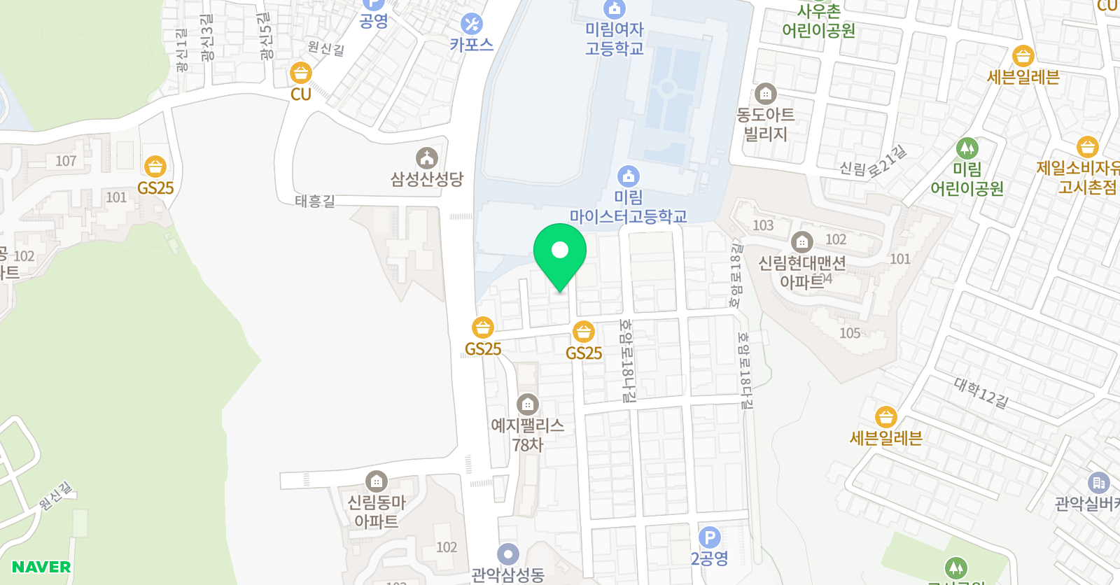 실력쑥쑥 국어 LAP 위치