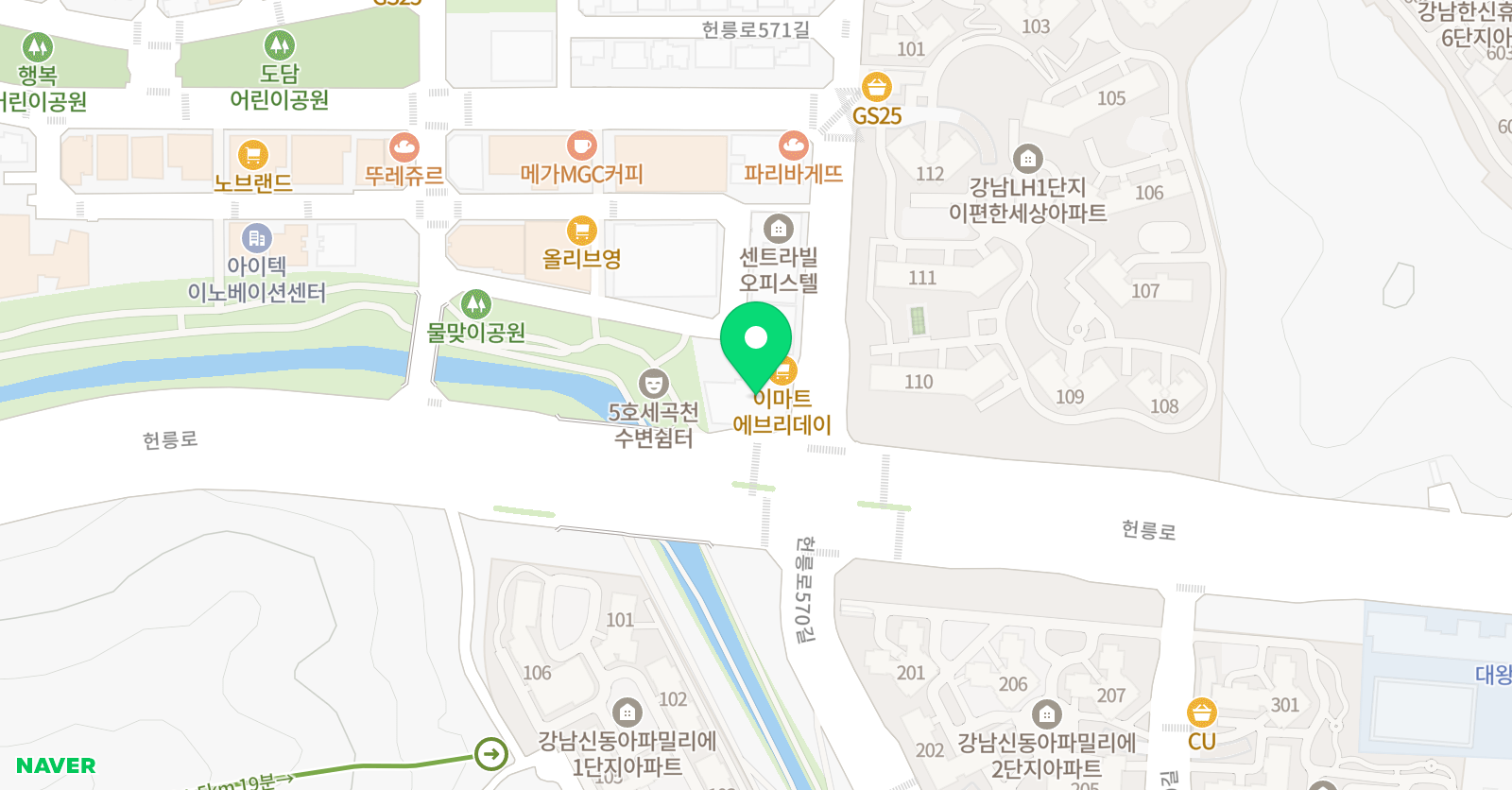 비바 음악학원 위치
