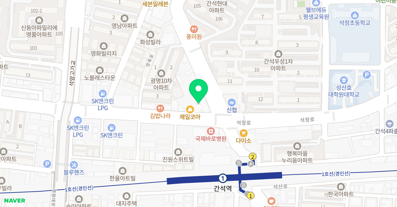 율랑 태권도장 위치