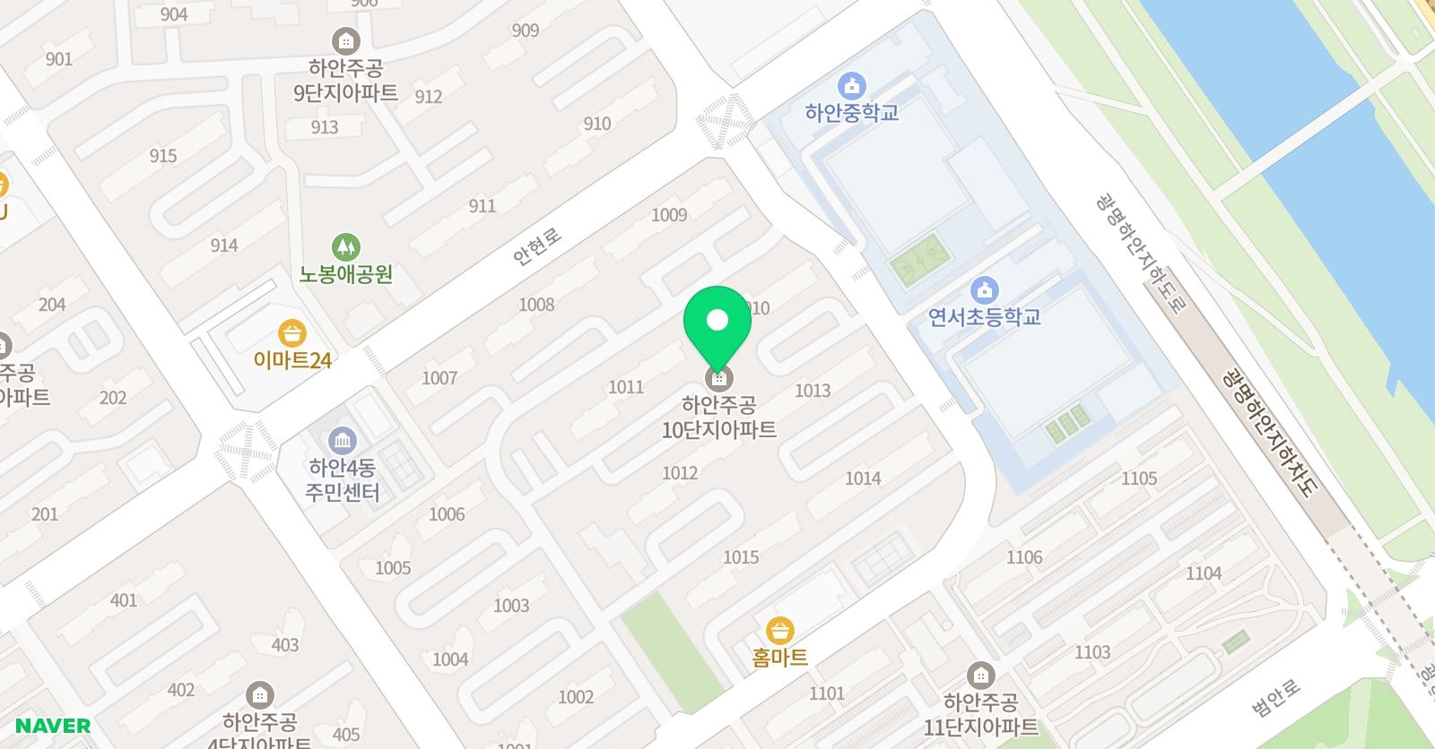 웰라잉글리쉬 하안베스트 캠퍼스 위치