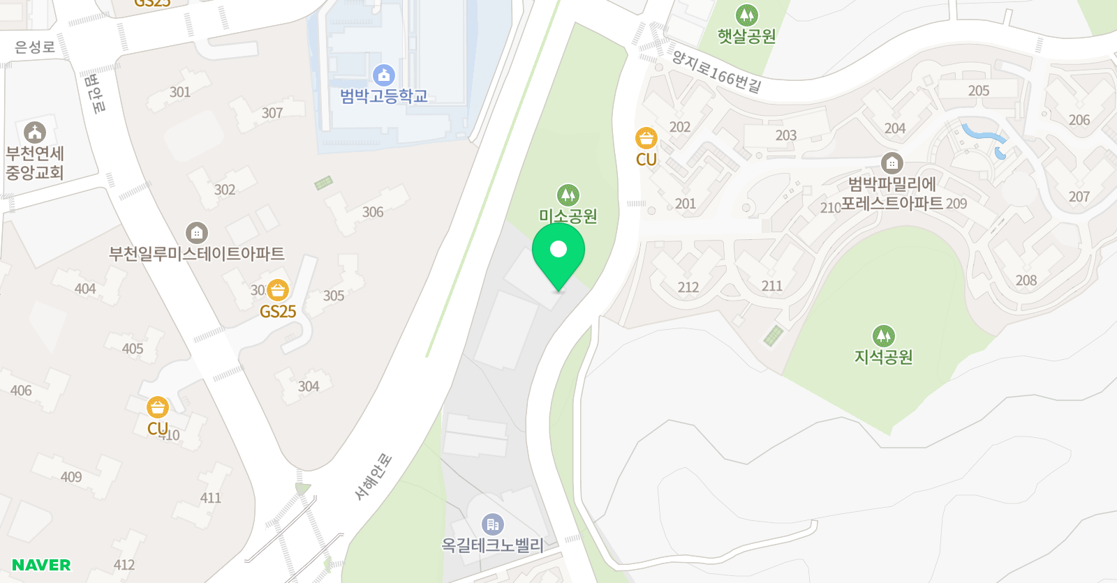 마스터키즈 어린이수영장 옥길점 위치
