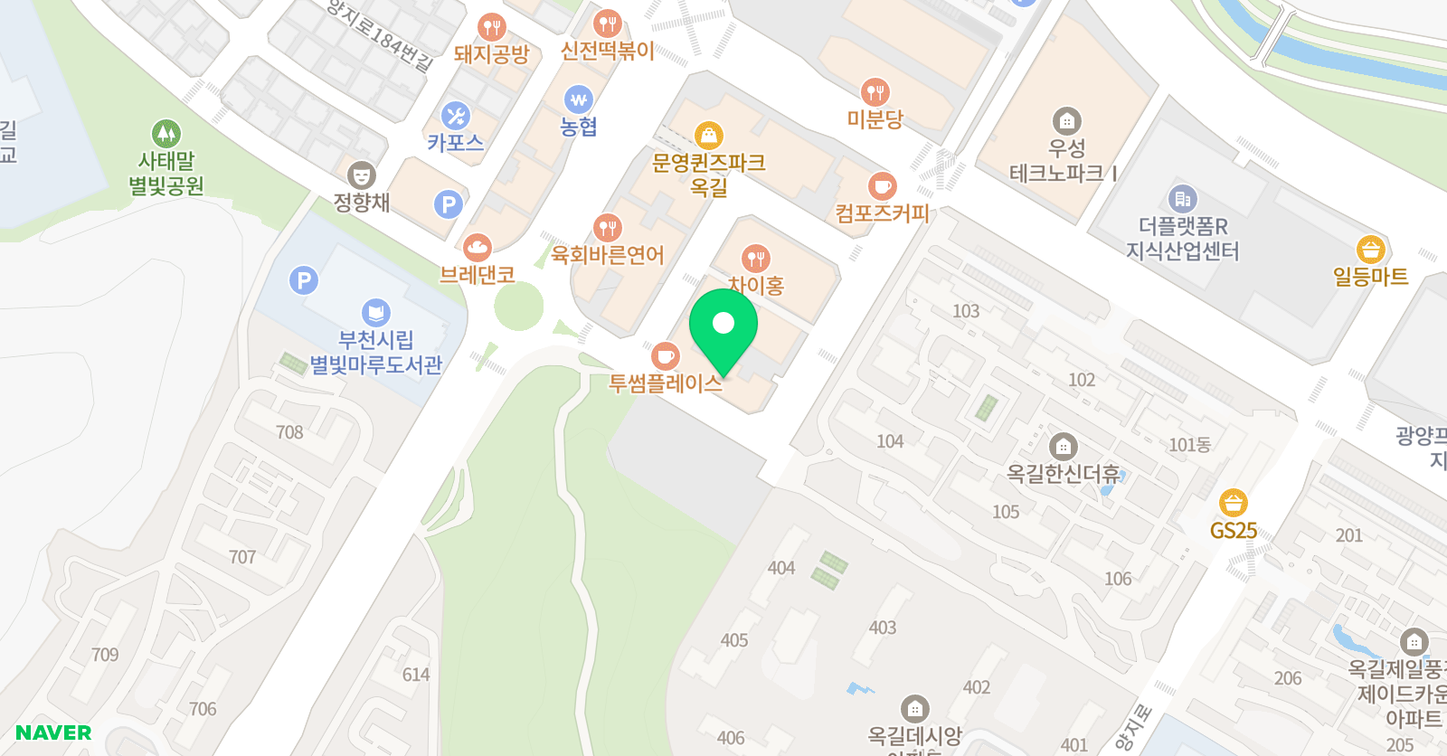 제이 영어학원 위치
