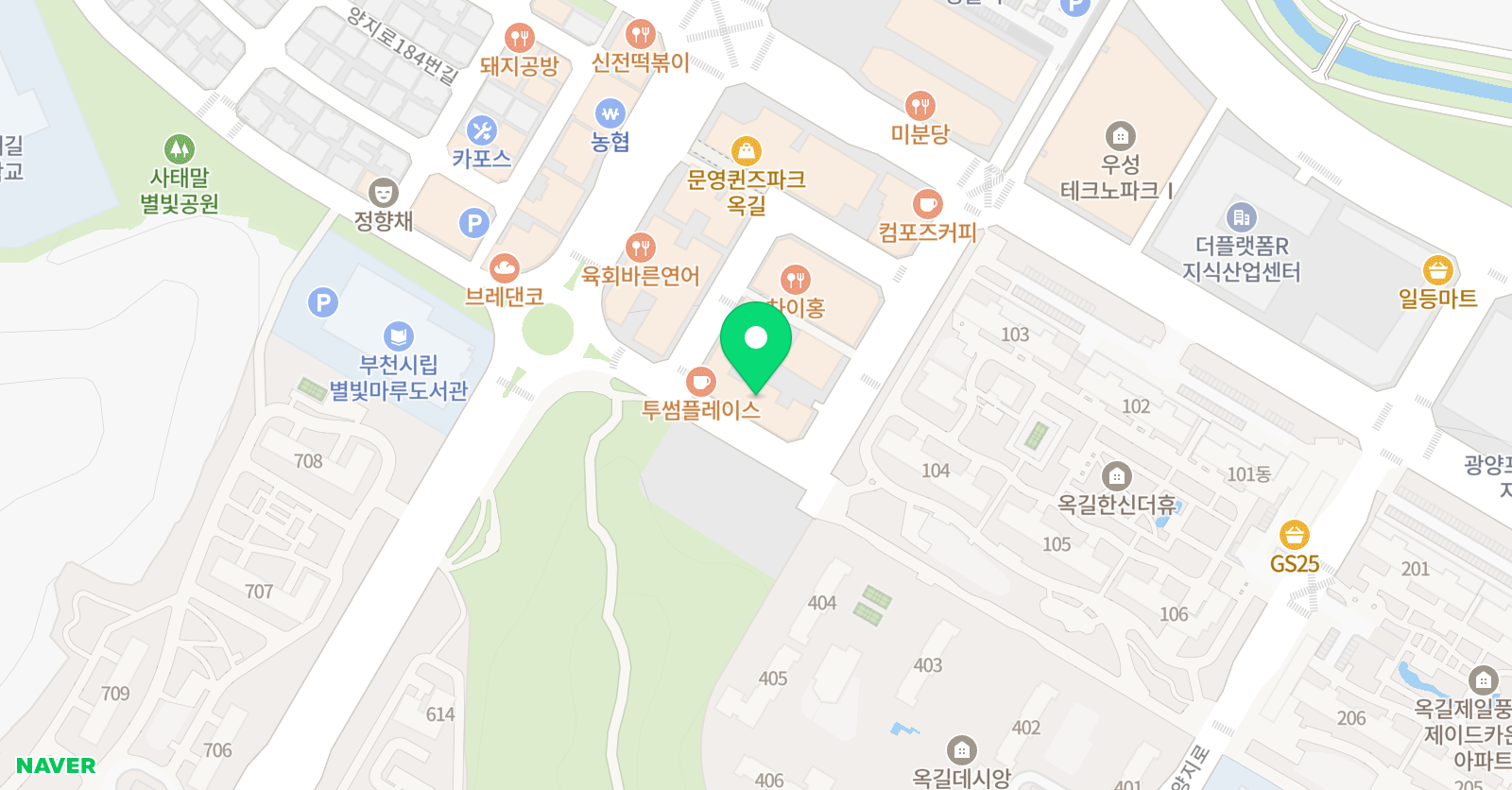 이원 수학학원 위치