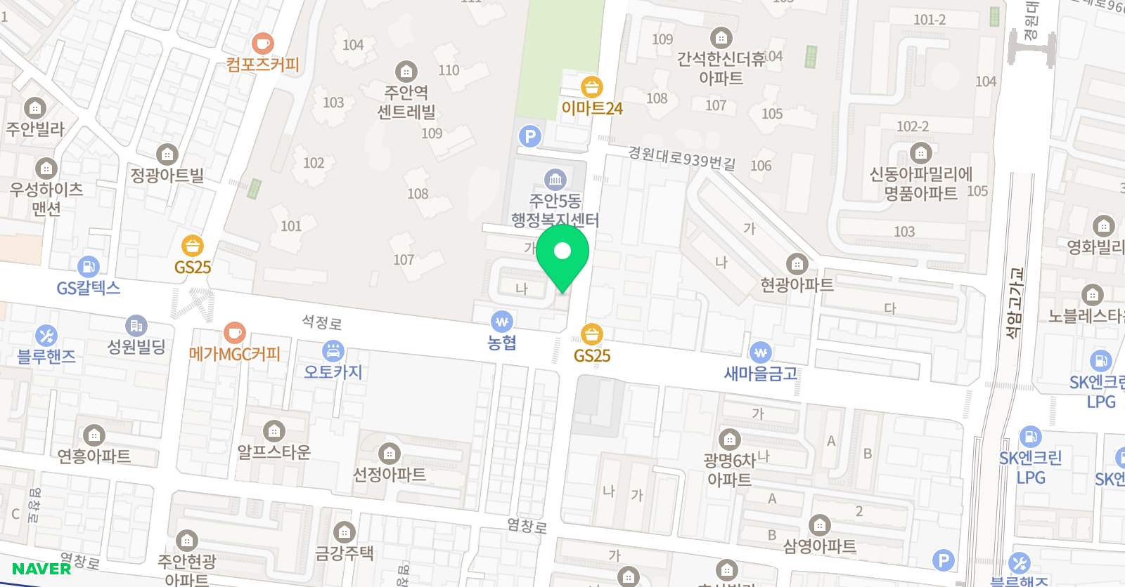 YJRF 국가대표 줄넘기 클럽 위치