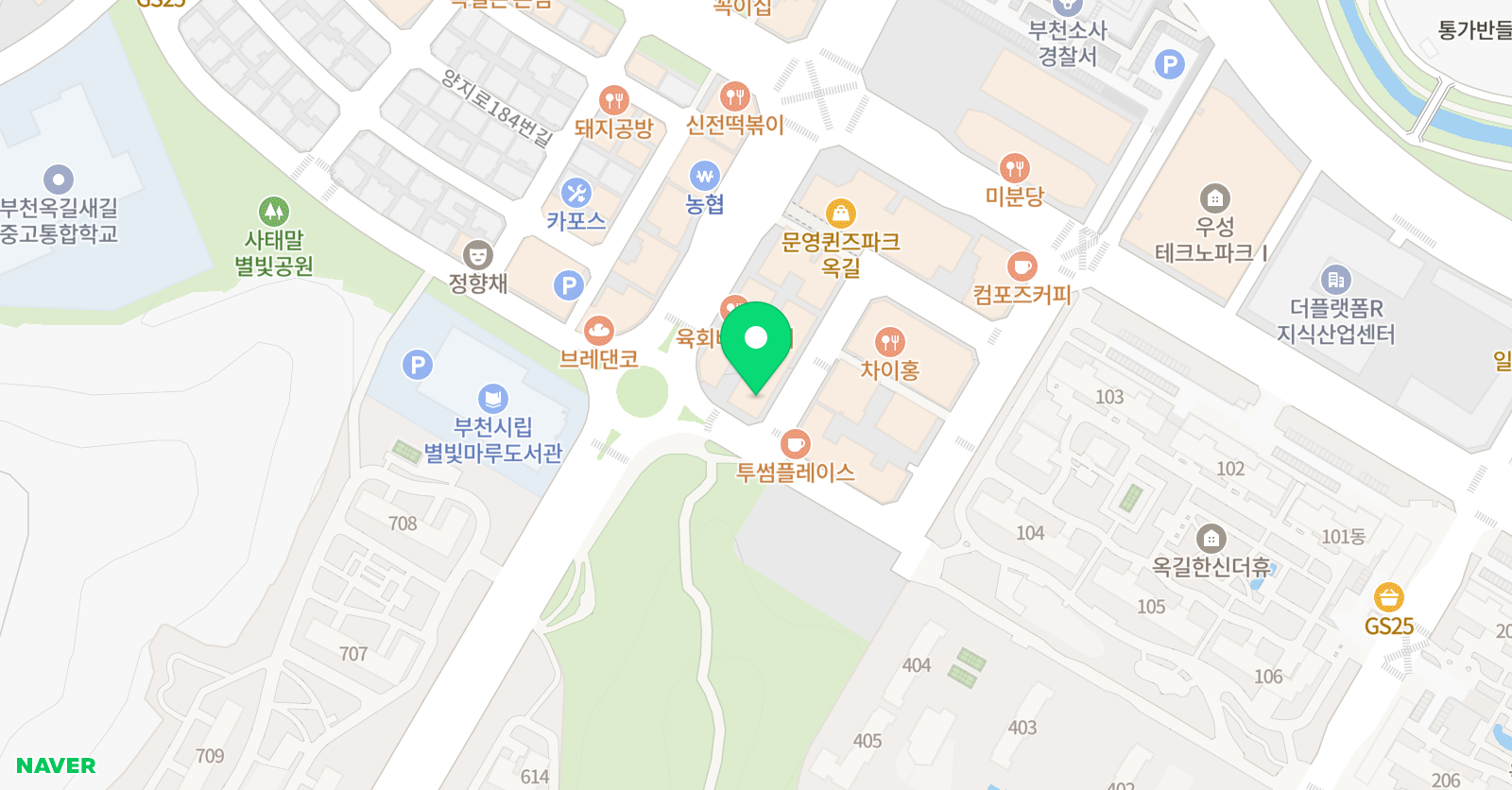 국가대표K 태권도 위치