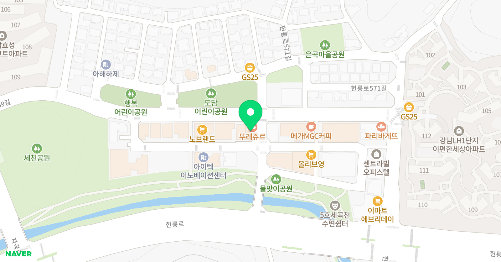 GM 수학원 강남본원 위치