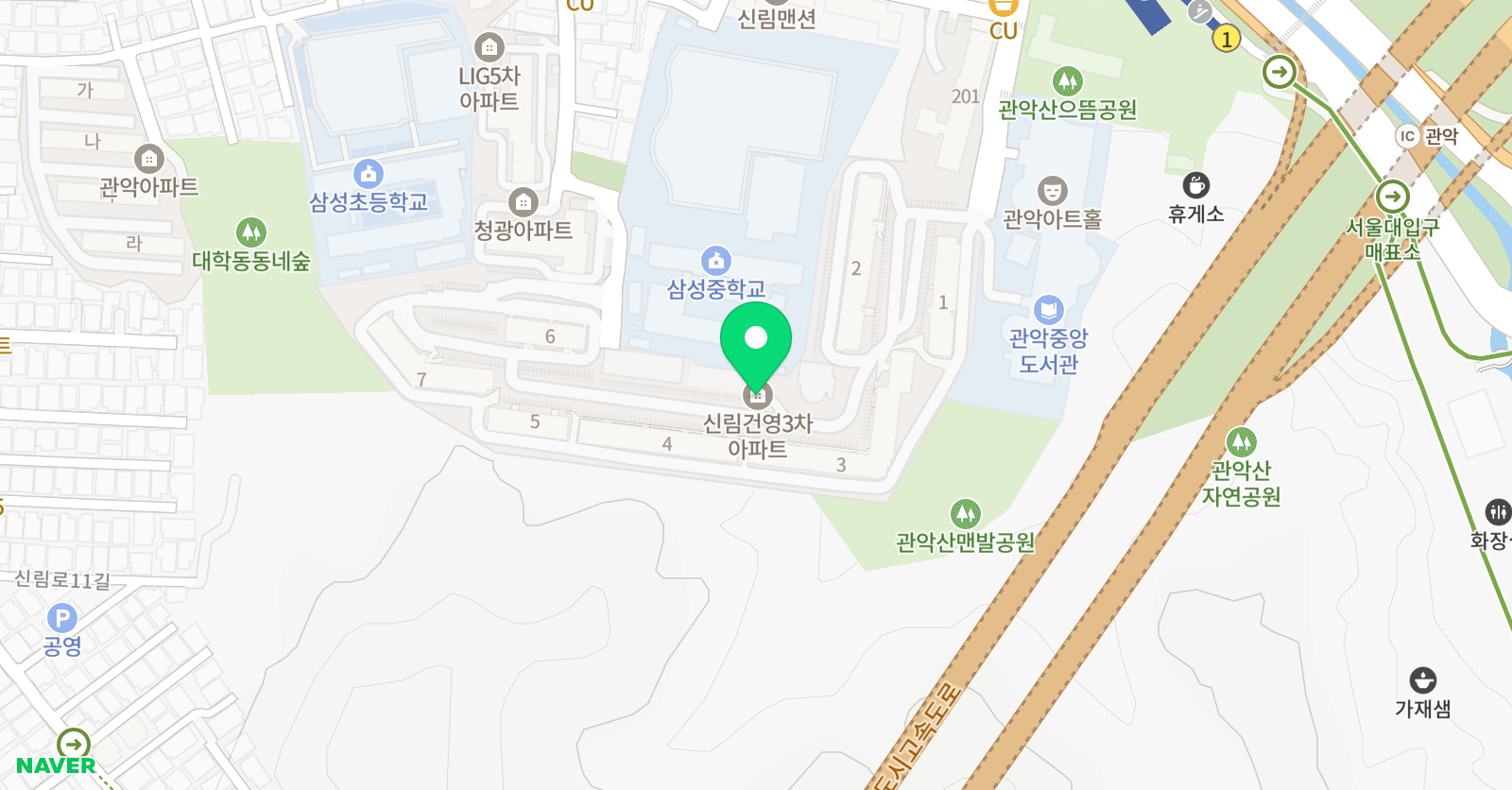 호림 태권도 위치