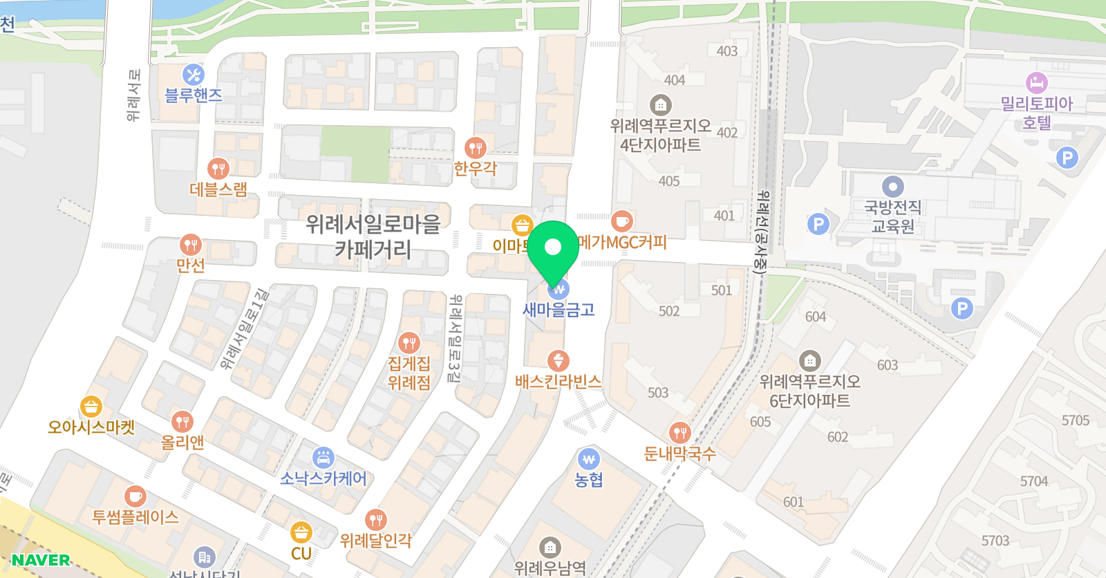 이랑 어학원 위치