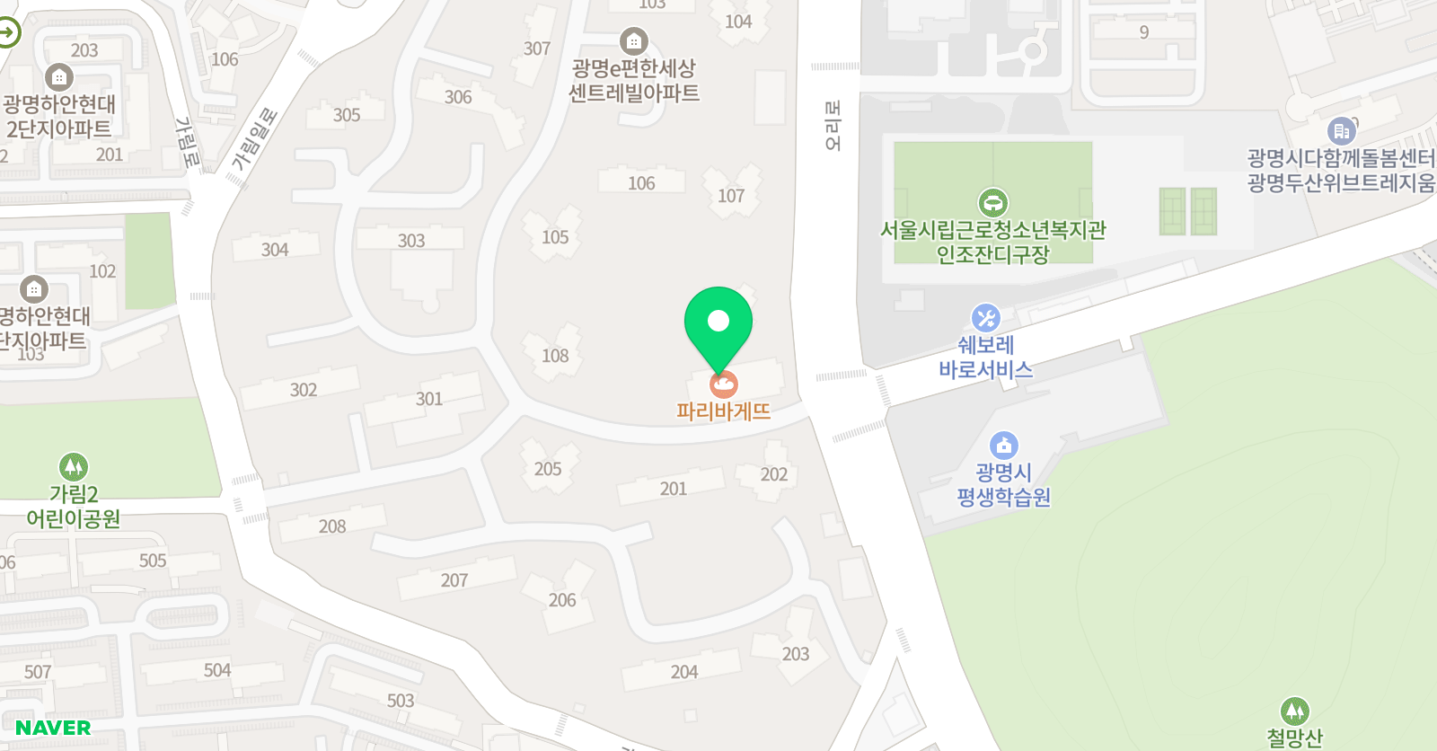 움트 미술학원 위치