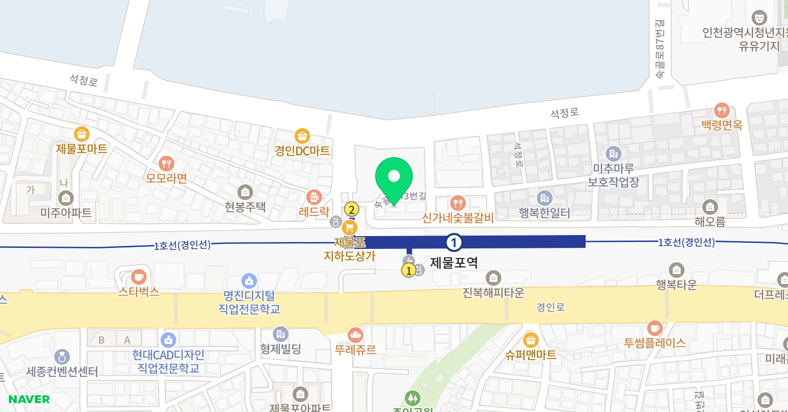 제이엠 태권도 번지센터 위치