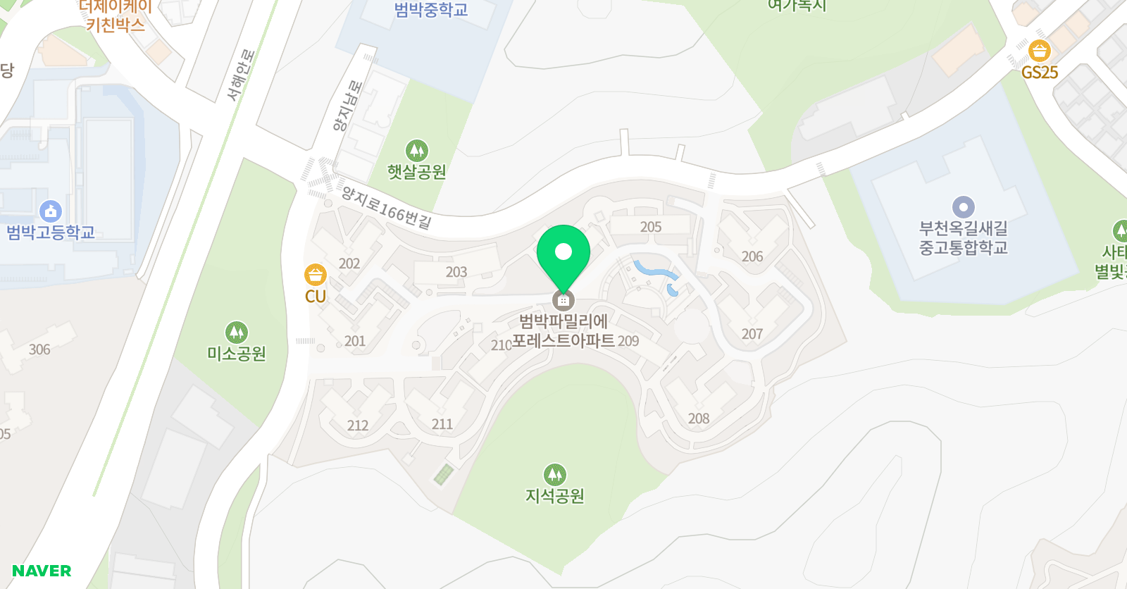 유니팝 범박센터 위치