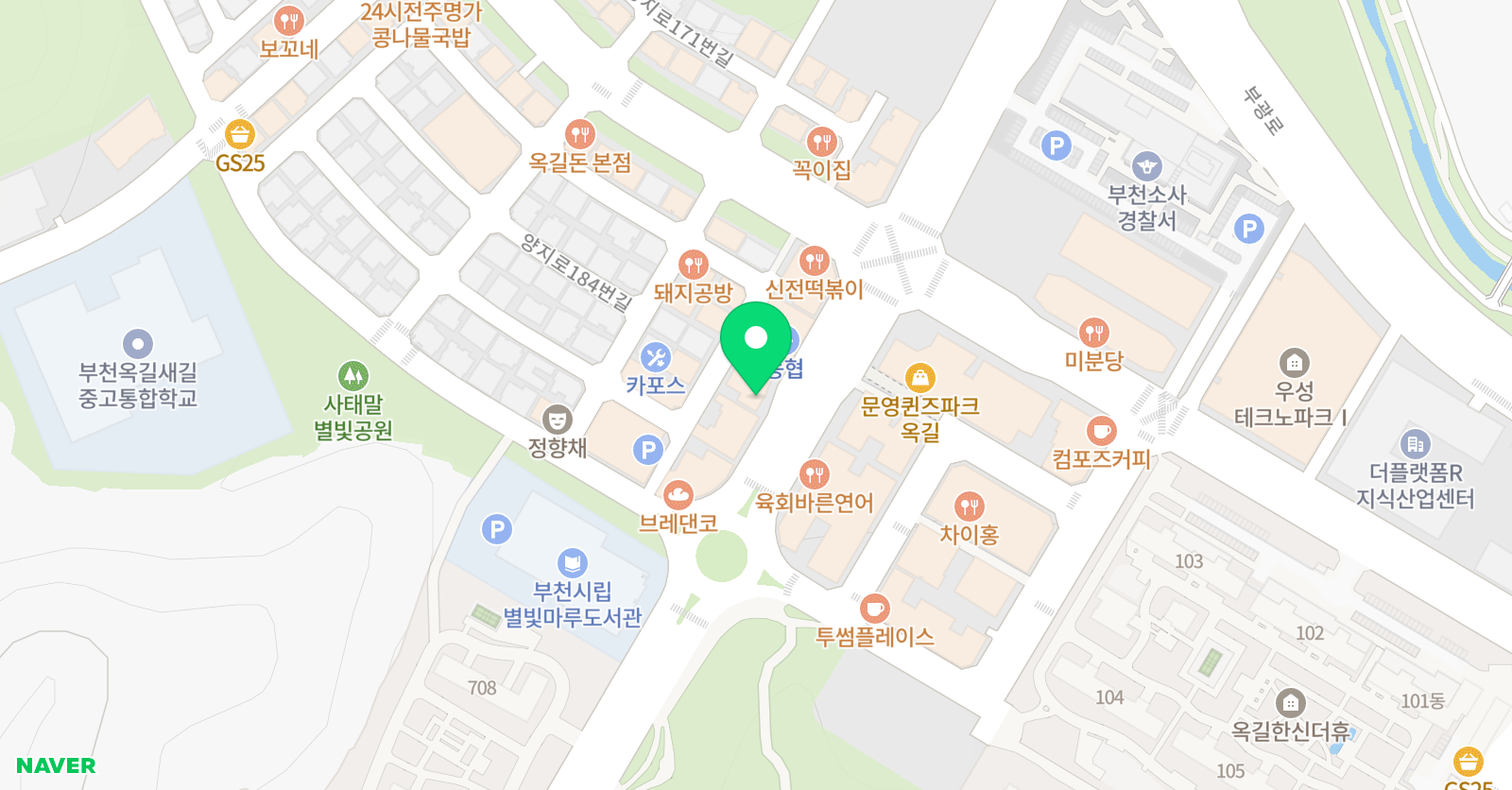 플레이팩토 옥길점 위치