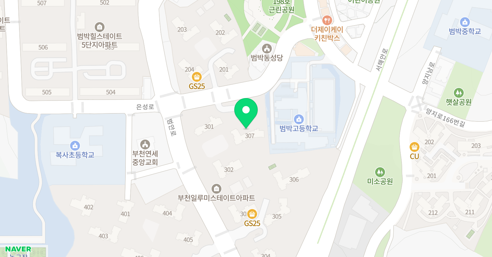 스마트해법 수학영어 일루미스테이트점 위치