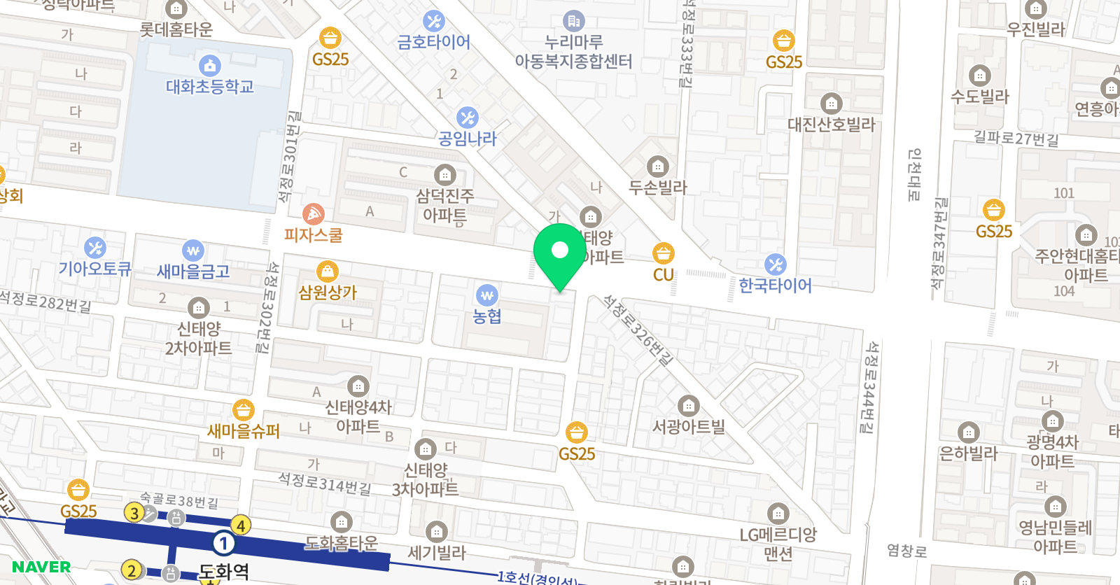 제이아카데미 학원 위치