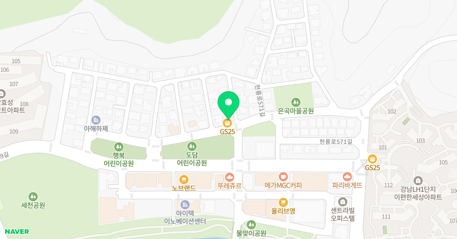 켈빈하이츠 골프스튜디오 위치
