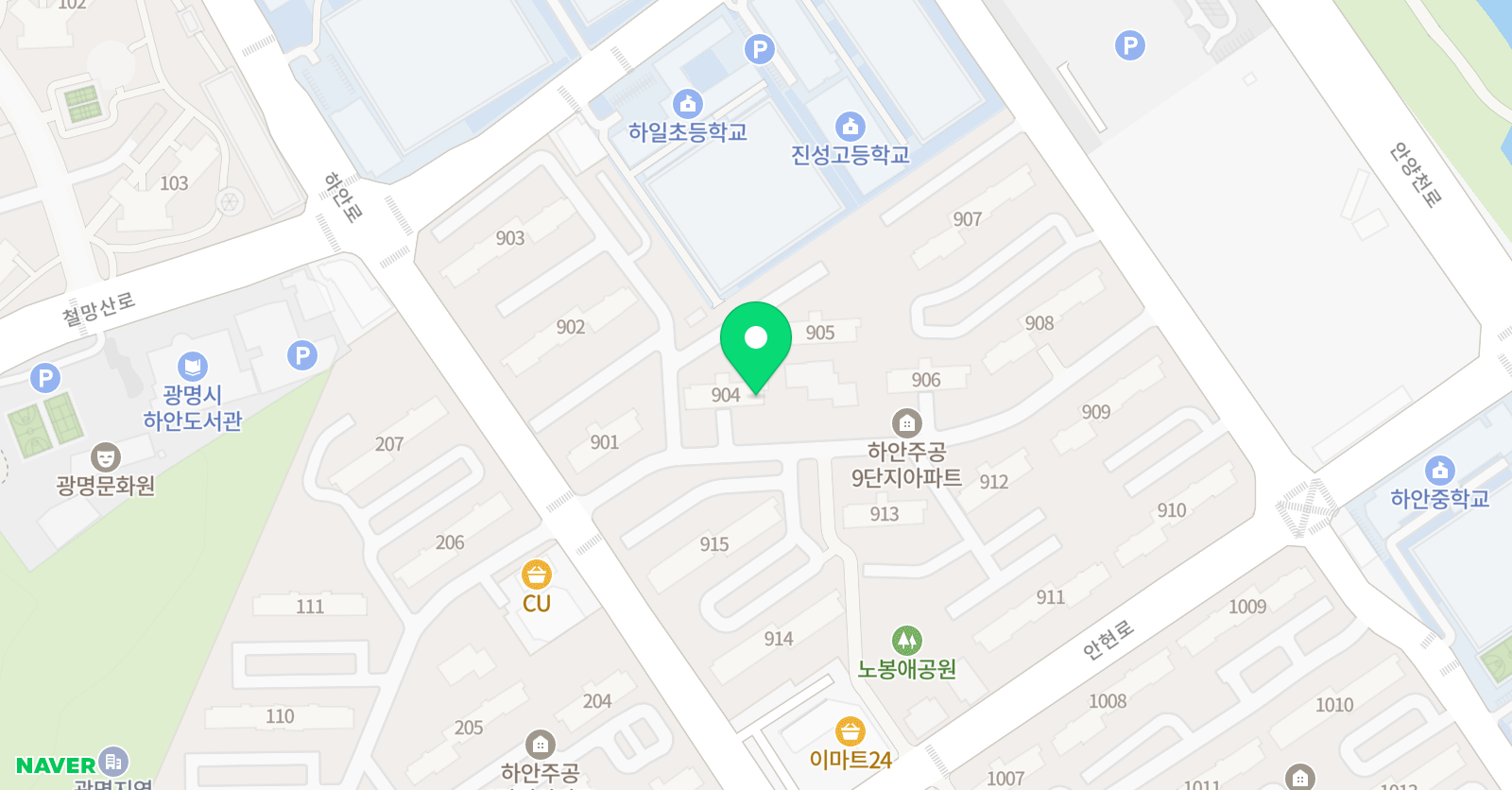 푸르넷 수정공부방 위치