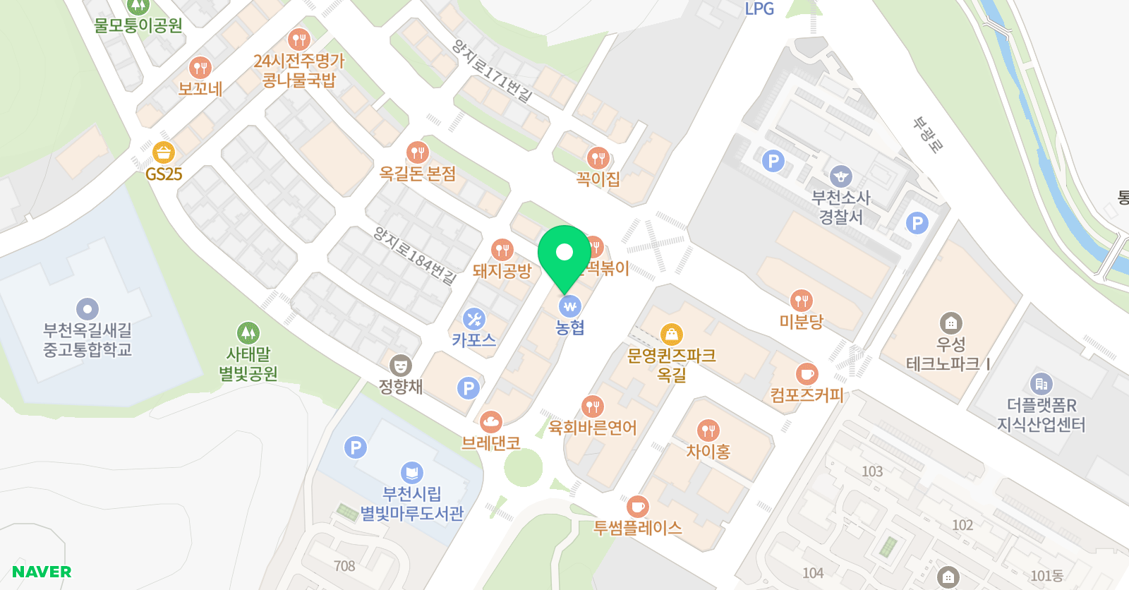 ICE고대 수학과학학원 위치
