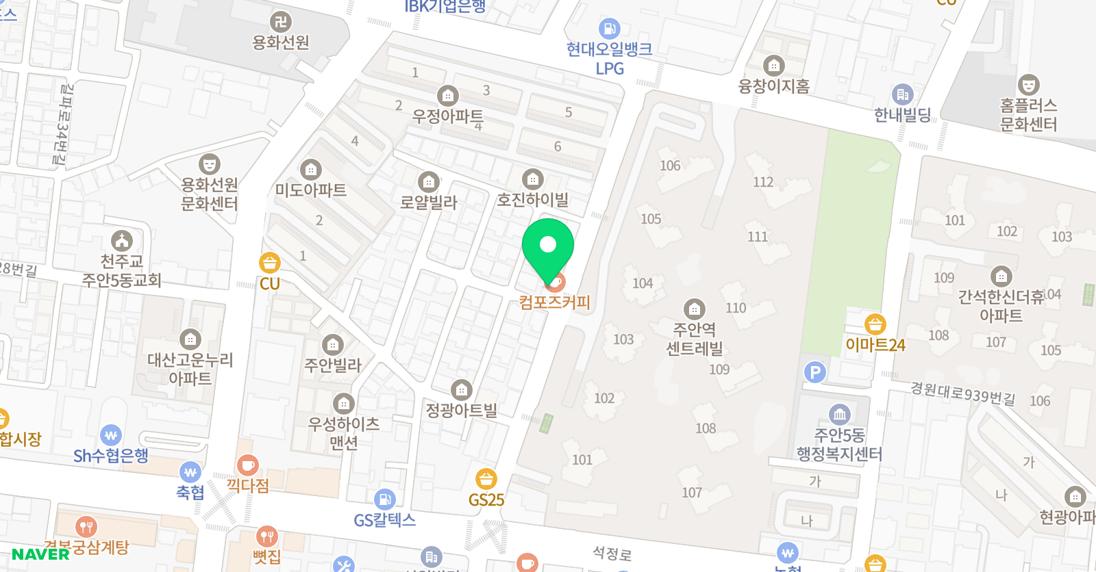 톤 수학학원 위치