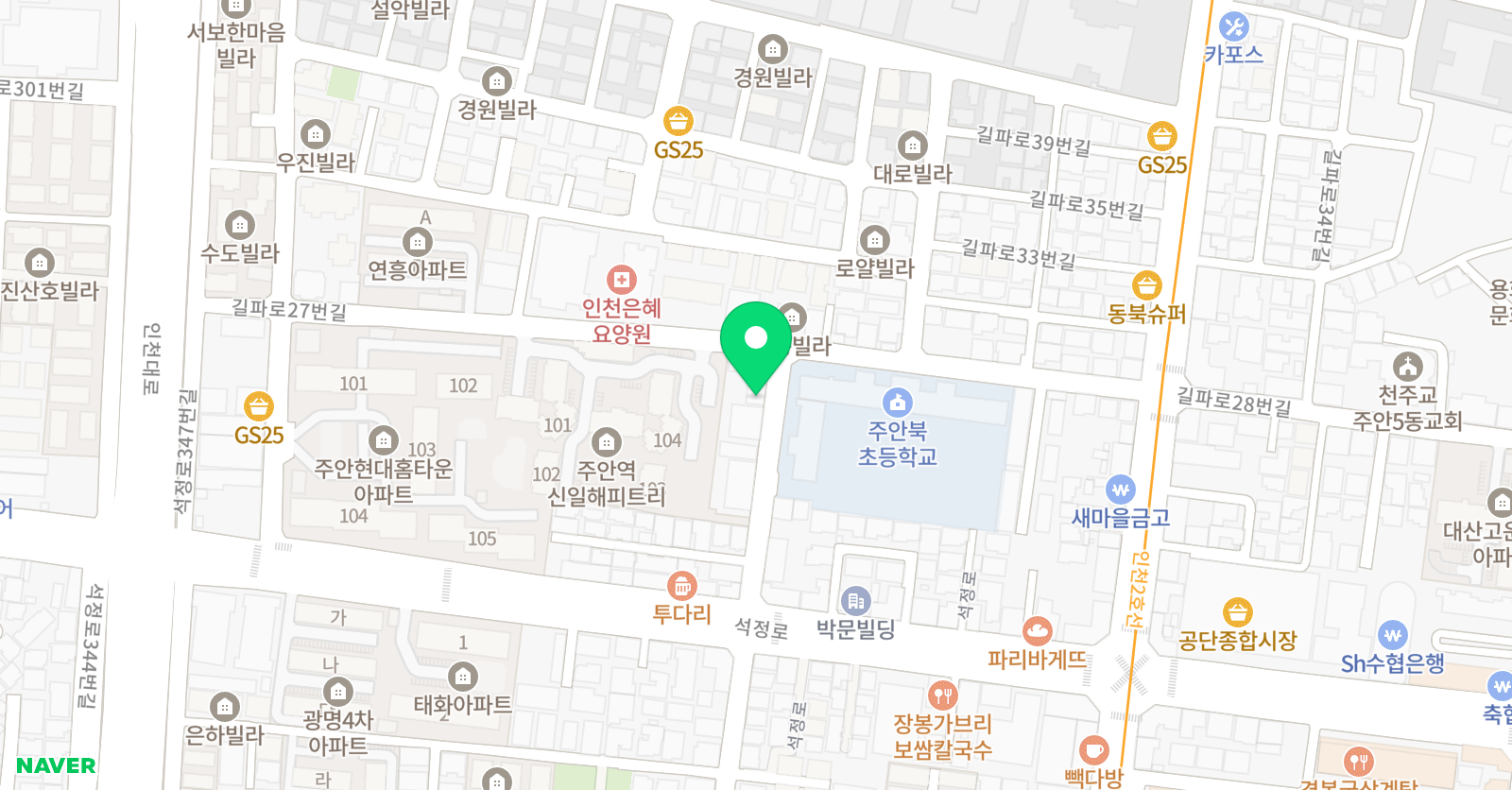 구 수련피아노교습소 위치