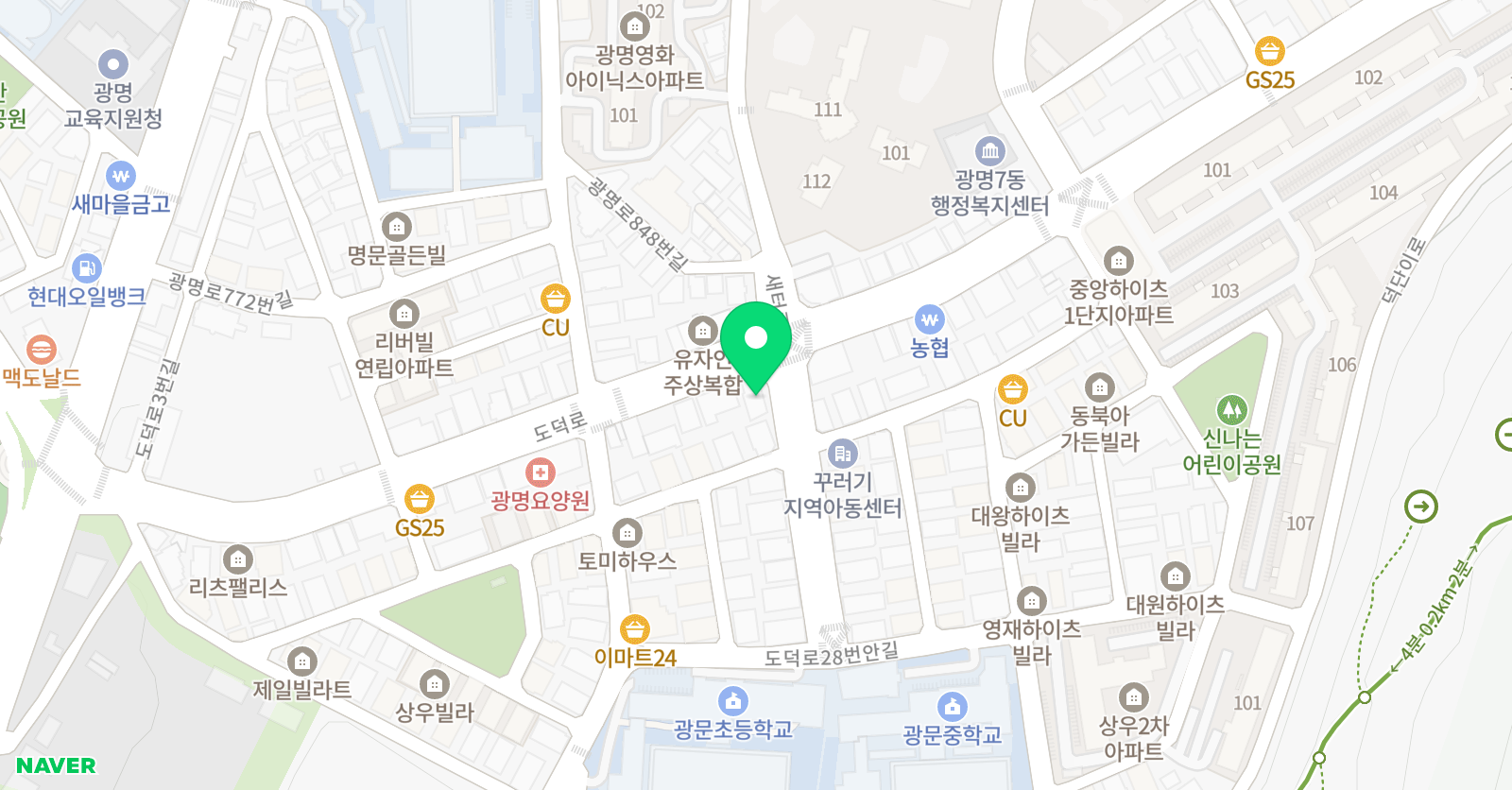 책통클럽 레그 잉글리시학원 위치