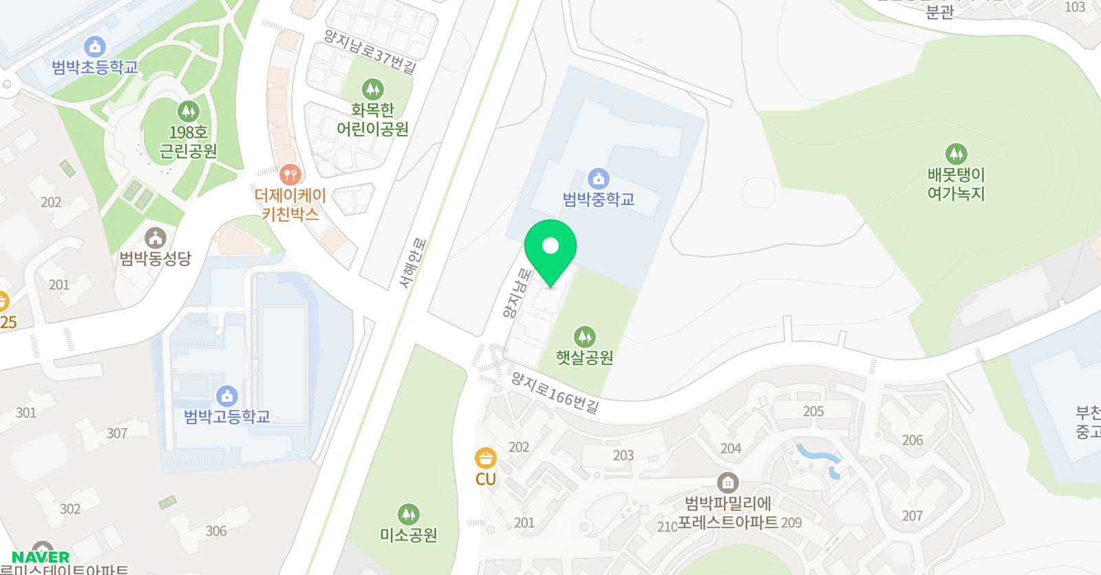 샤인 어학보습학원 위치