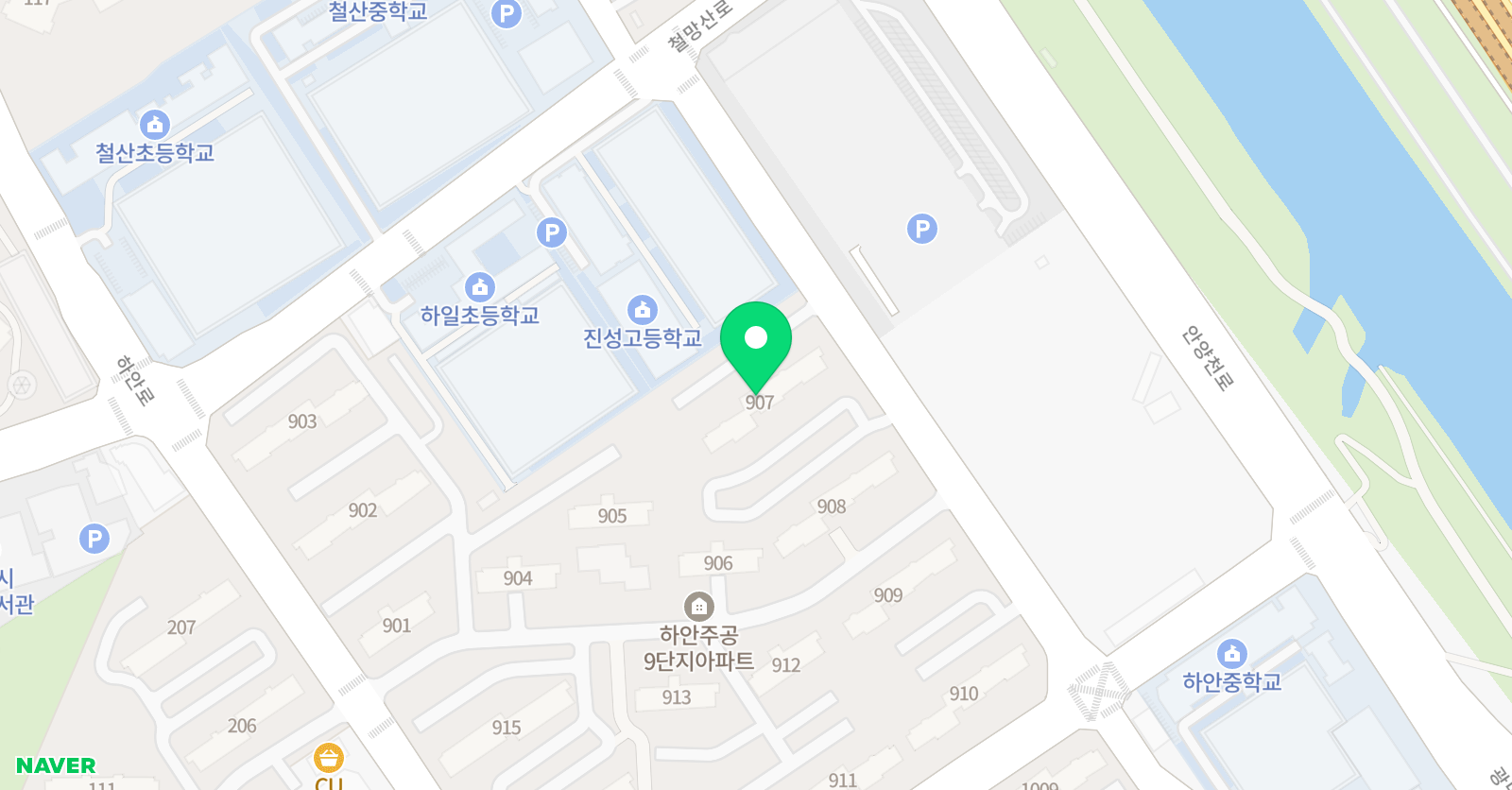 아트 하랑 홈클래스 위치