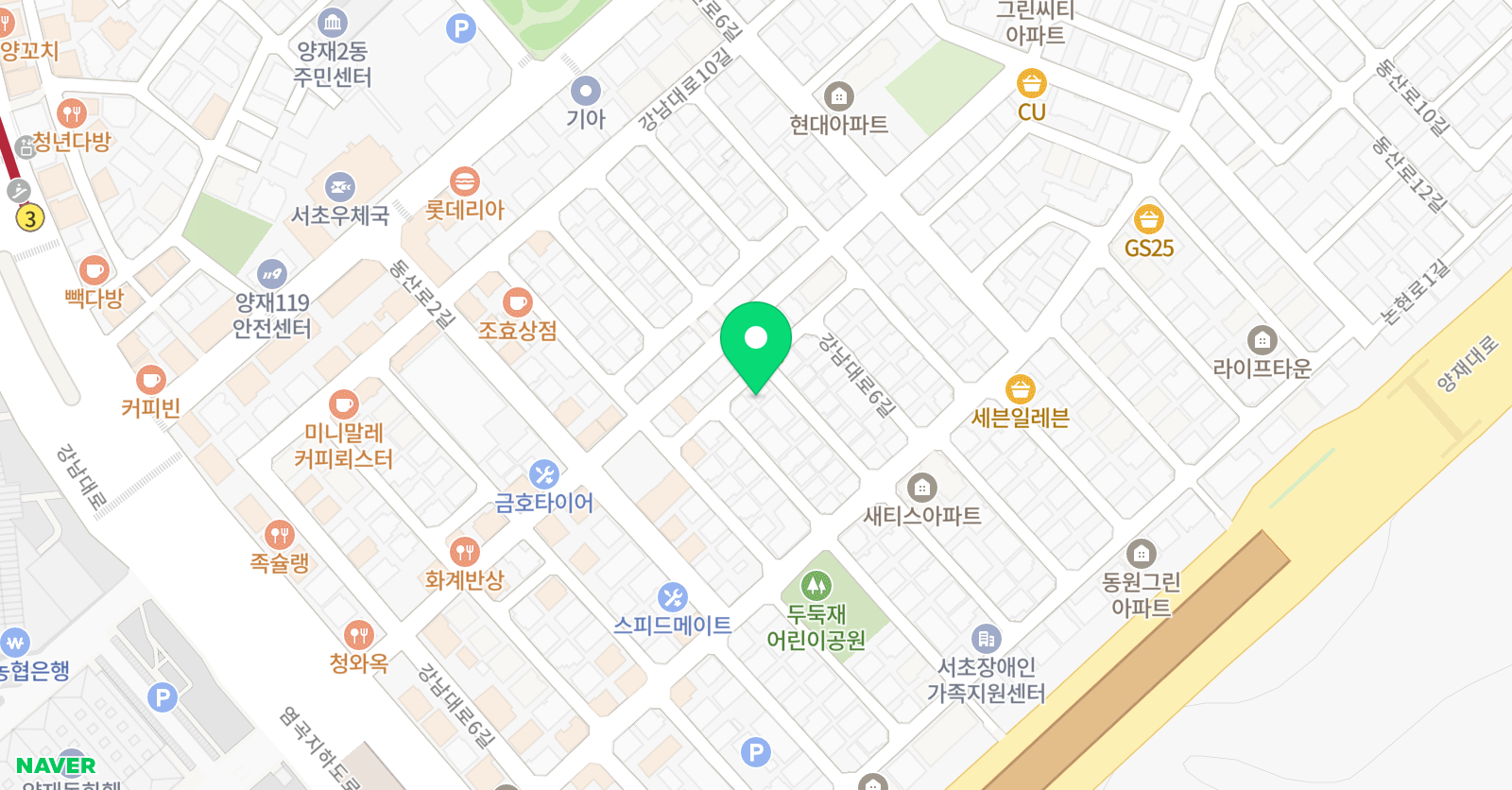 쿠엔 뮤직학원 위치