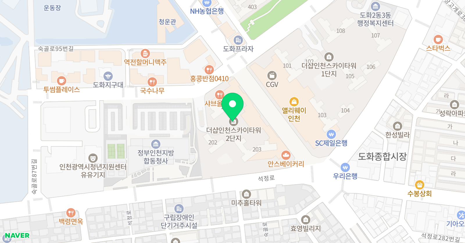 우아르 무용학원 위치