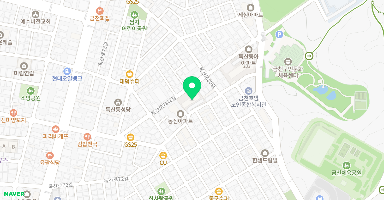 성무 태권도장 위치