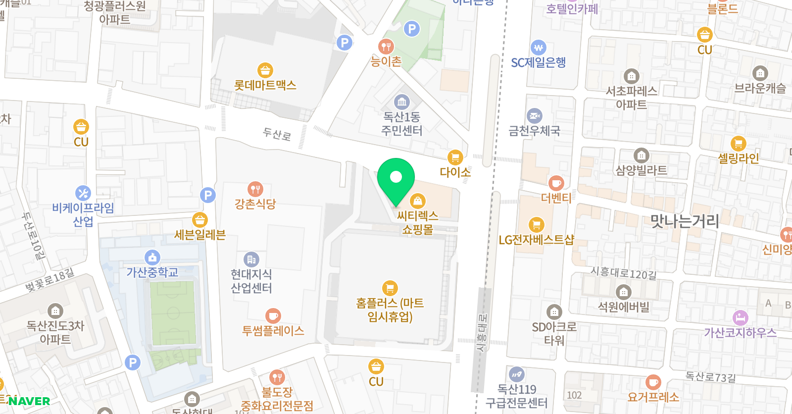 콩테 미술학원 위치