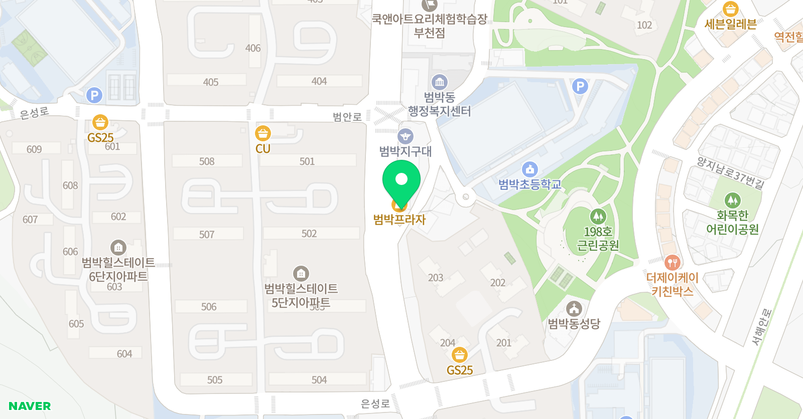 유레카 수학학원 위치