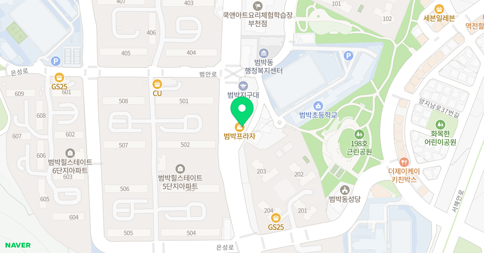 EiE 고려대 어학원 부천소사범박 캠퍼스 위치