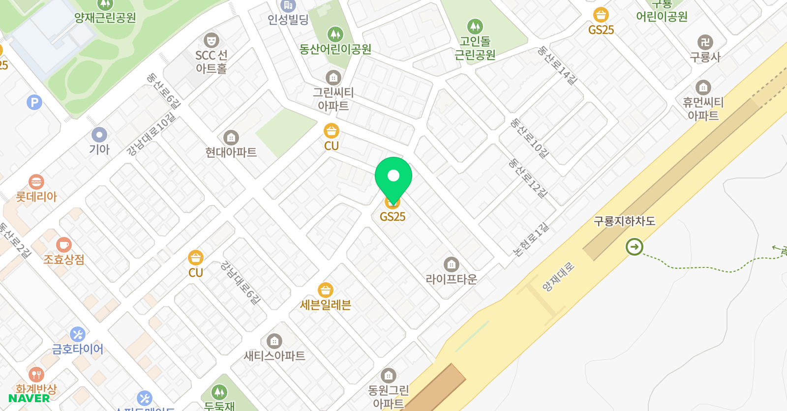 용인대 태권도 위치