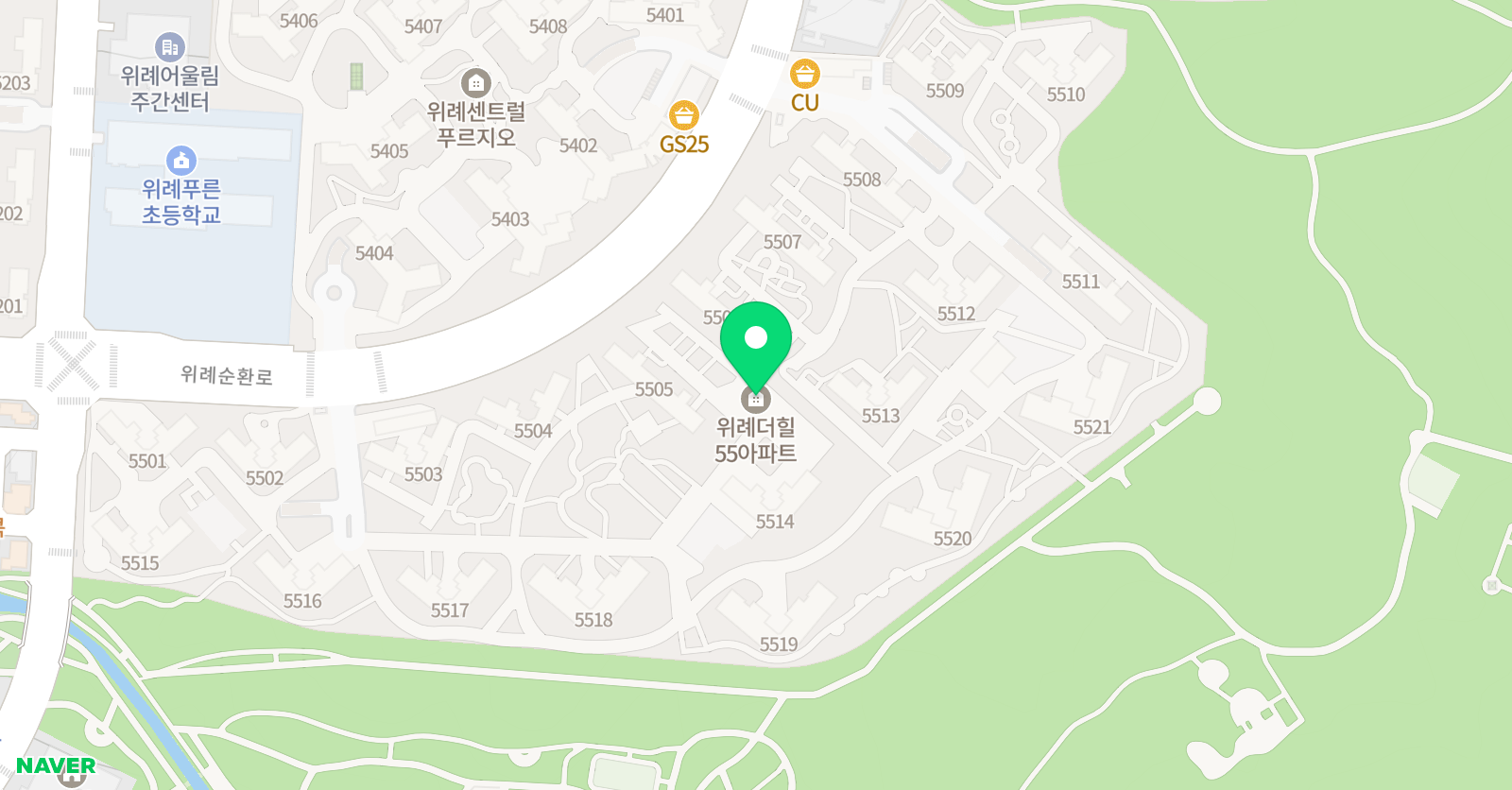 한체대블랙벨트태권도 위치