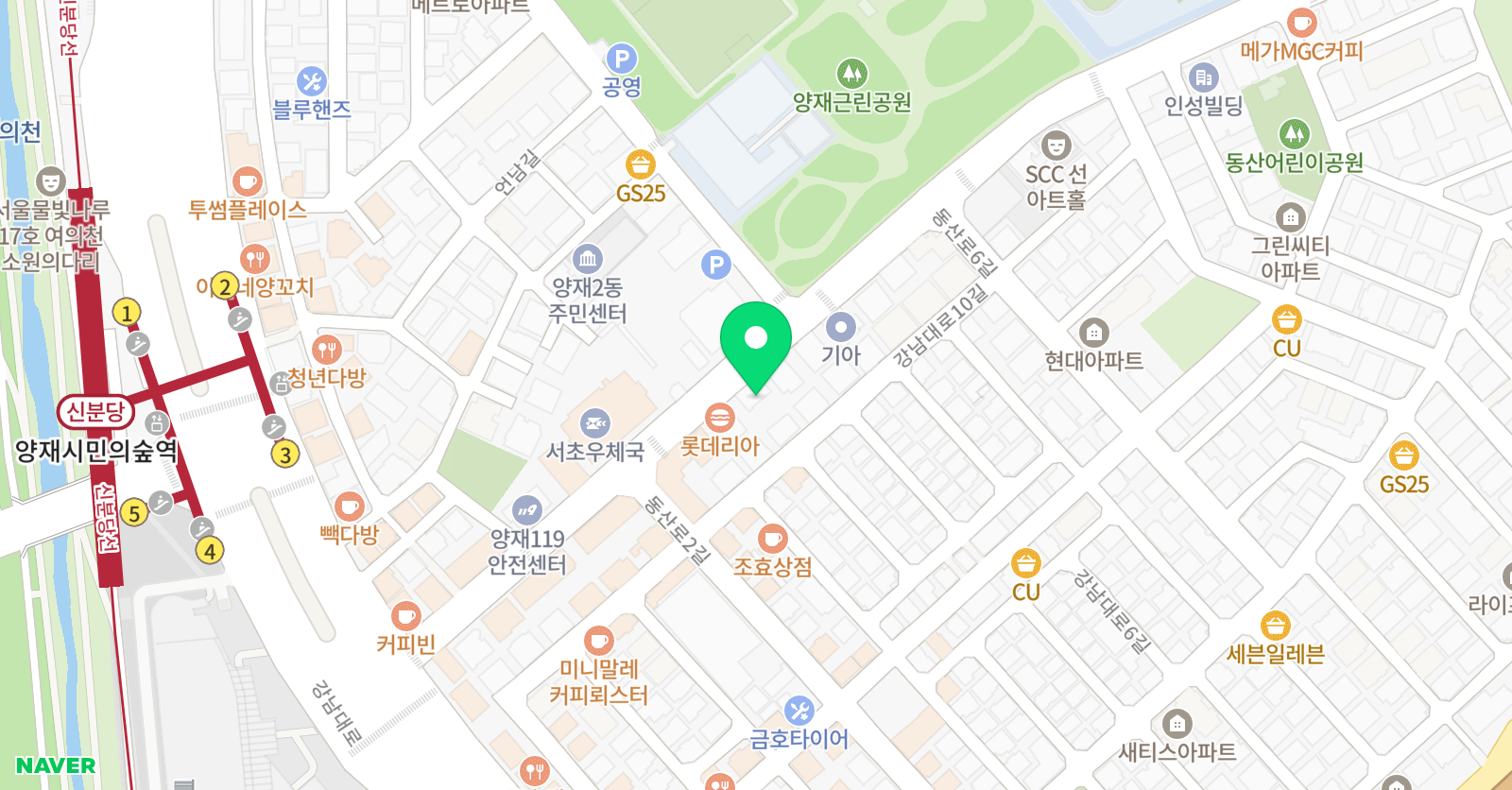 발레피플 스튜디오 위치