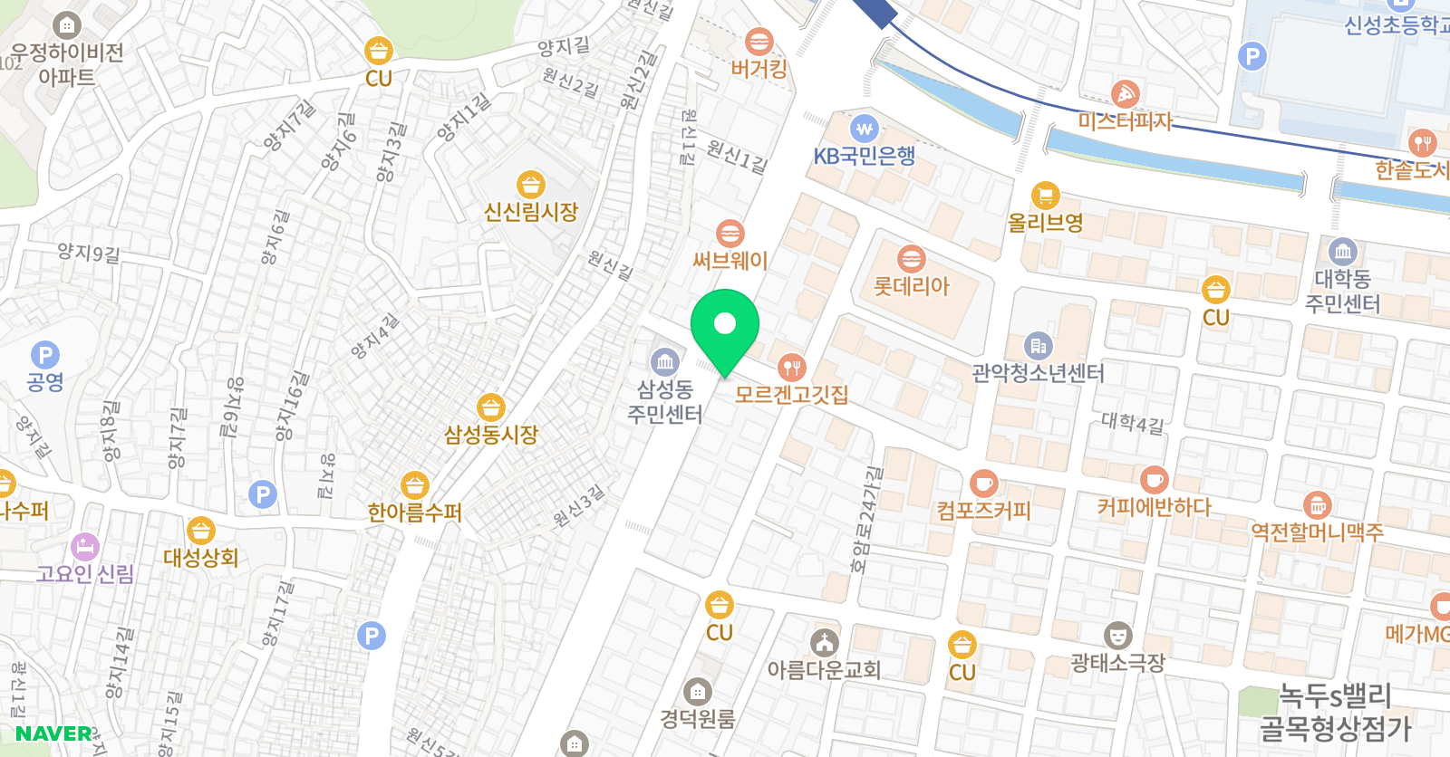 뉴탑클래스 학원 위치